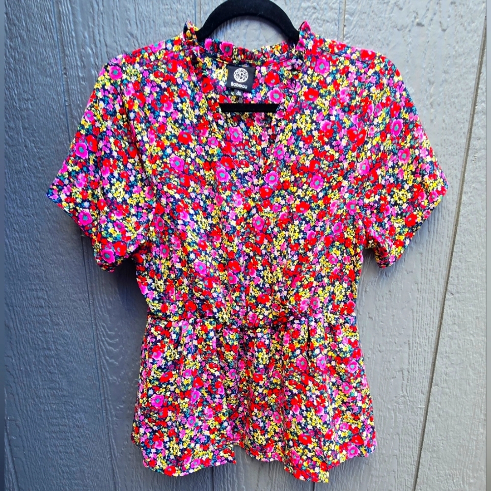Bobeau Floral Top